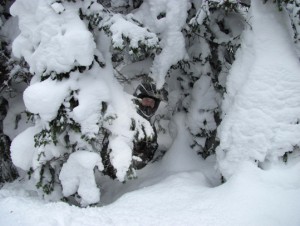 Motoneige hors piste, Chic-Chocs, GaspésieAdrénaline Hors Piste