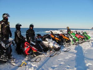 motoneige hors piste, Chic-Chocs, Gaspésie Adrénaline Hors Piste