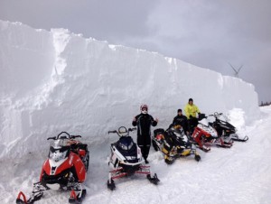 motoneige hors piste, Chic-Chocs, Gaspésie Adrénaline Hors Piste