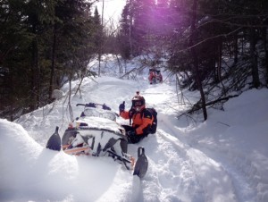 motoneige hors piste, Chic-Chocs, Gaspésie Adrénaline Hors Piste